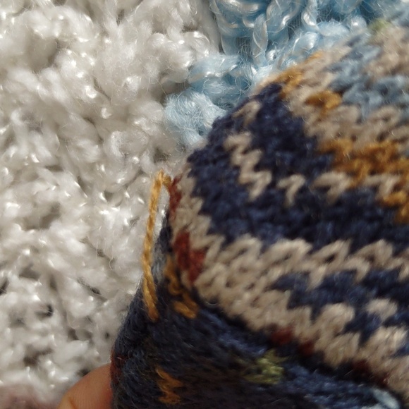 Scandia Woods 2XL Blue Tan Fair Isle Sweater - Picture 13 of 15